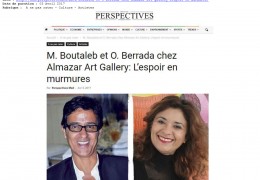 Mounia Boutaleb et Omar Berrada chez Almazar Art Gallery